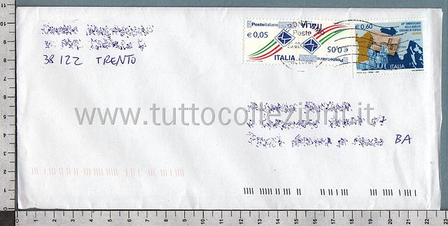 Collezionismo di storia postale buste viaggiate affrancatura tariffe postali degli anni 2000
